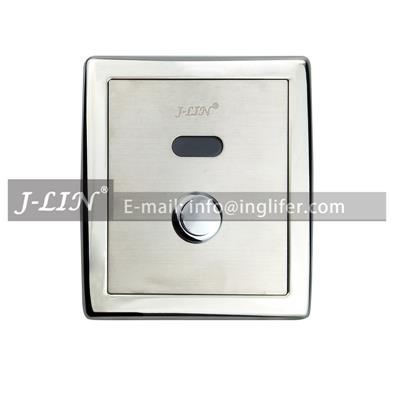 ING-9306 Automatic Toilet Flusher - with Mechanical Button - Self Cleaning & Touchless & DC