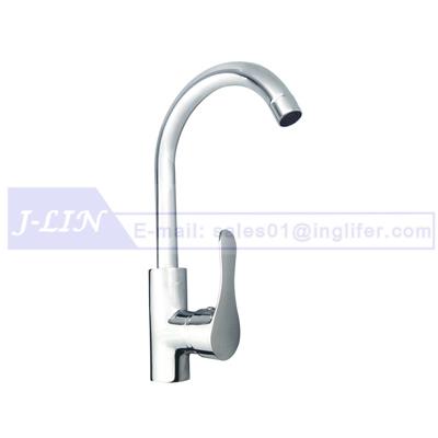 INW-9103 Classic Kitchen Faucet Single Handle - Easy Use & Hot Cold Water & Excellent Craftsmanship - Sink Taps